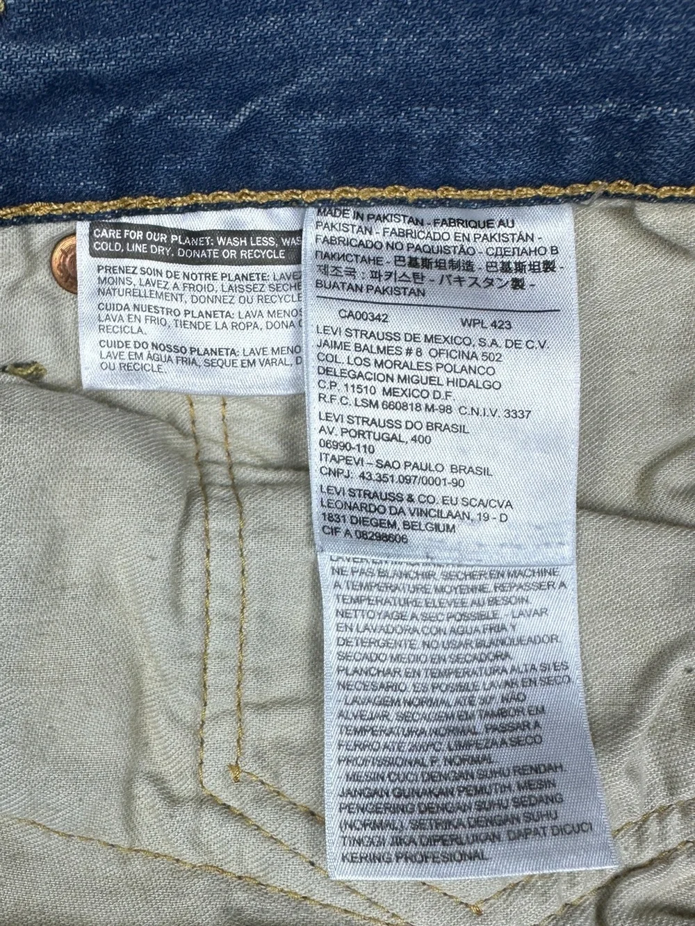 Levi's 501 Original Fit Jeans Men's 36x30 Medium Wash Blue Button Fly Straight